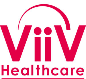 ViiV Healthcare logo in red.  Our title sponsor for Walk Away From Stigma 2024